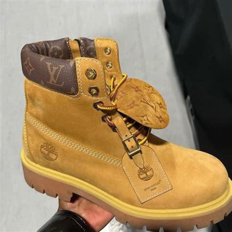 louis vuitton timberland boots mens|custom lv Timberland boots.